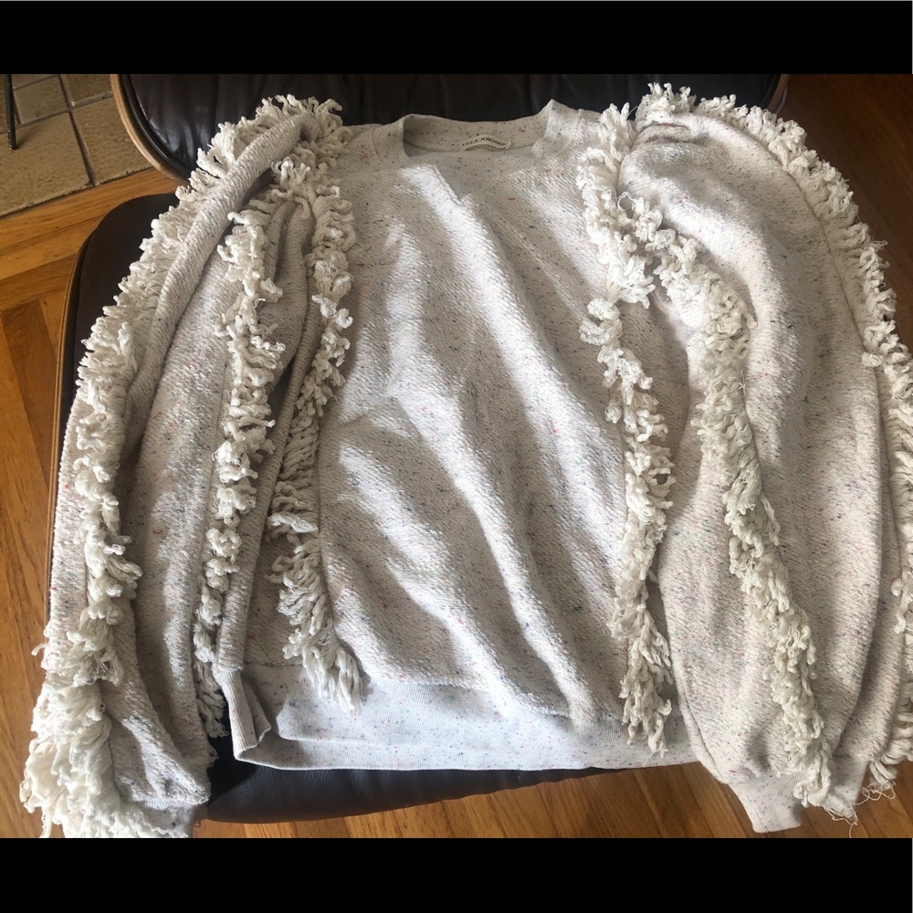 Ulla Johnson Sage Fringe Pullover Never Worn Size M